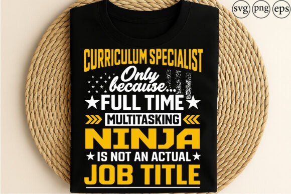 Curriculum Specialist Only: A Humorous Graphic for Educator-Centric T-Shirt Designs