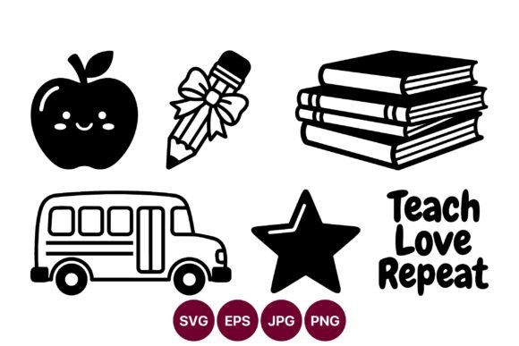 Education Icons: Clean Vector Line Art for Blog Graphics & Editorial Design